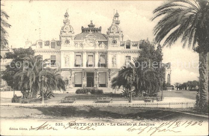 Monte-Carlo Le Casino et Jardins Palmier