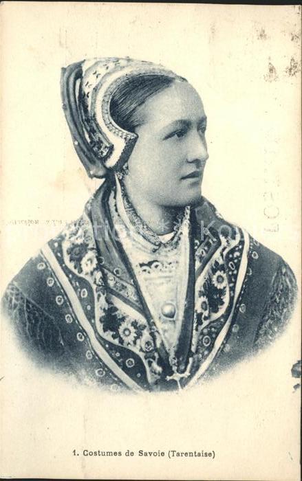 Trachten Frankreich Costumes de Savoie Tarentaise