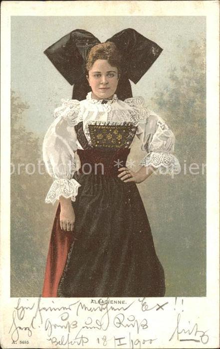 Trachten Alsace Alcacienne Elsässerin