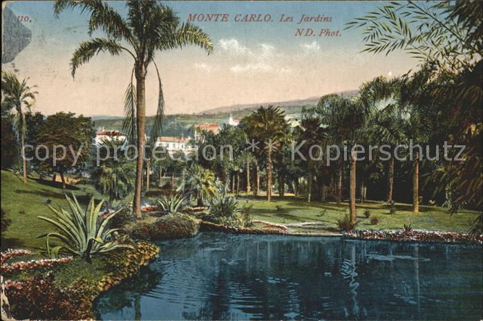 Monte-Carlo Les Jardins Etang Palmier