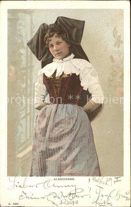 Trachten Alsace Alsacienne Elsässerin