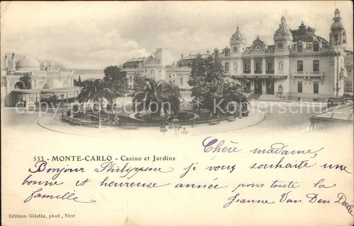 Monte-Carlo Casino et Jardins