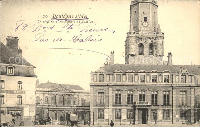 Boulogne-sur-Mer Beffroi et Palais de Justice Glockenturm