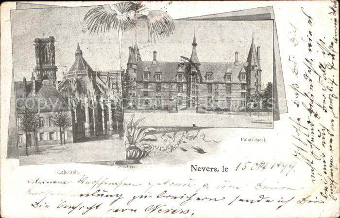 Nevers 58 Cathedrale Palais ducal