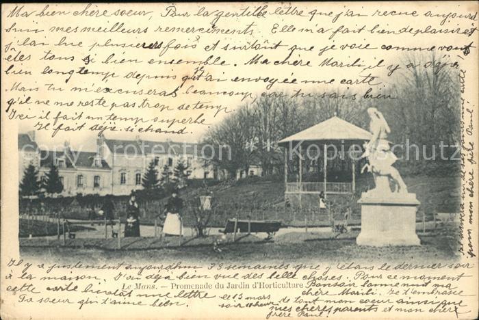 Le Mans Sarthe Promenade du Jardin d_Horticulture Pavi