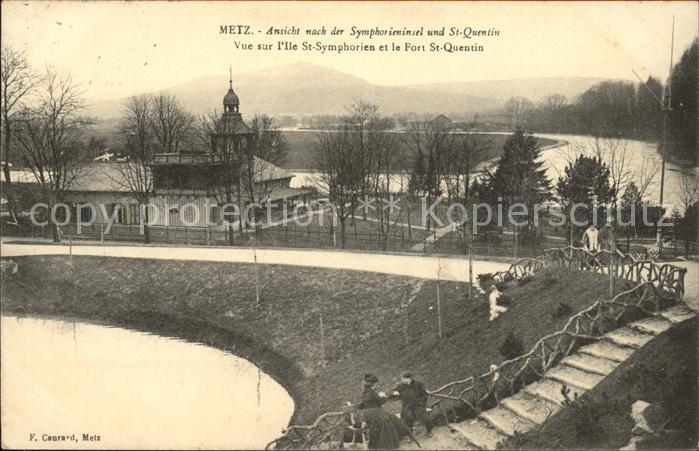 Metz  57 Moselle Ile St Symphorien Fort Saint Quentin Sy