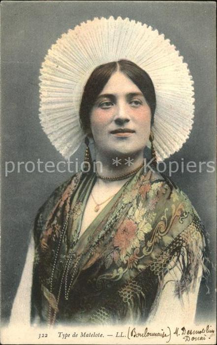 Trachten Frankreich Type de Matelote Volkstracht