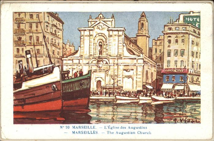 Marseille Bouches-du-Rhone Eglise des Augustins Peinture Künstlerk