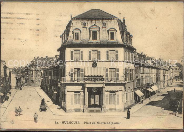 Mulhouse Muehlhausen Place du Nouveau Quartier