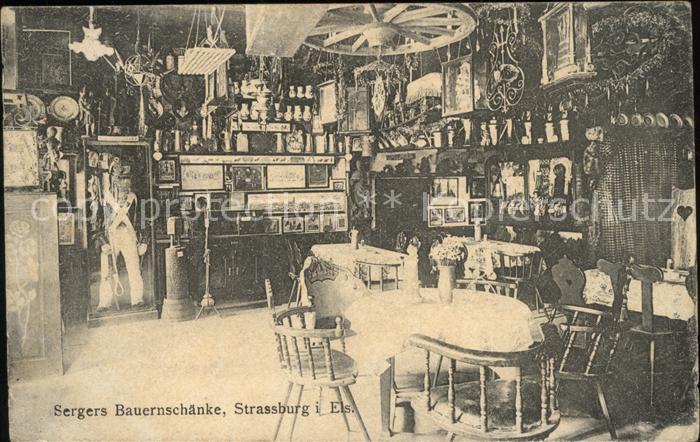 Strassburg Elsass Sergers Bauernschänke