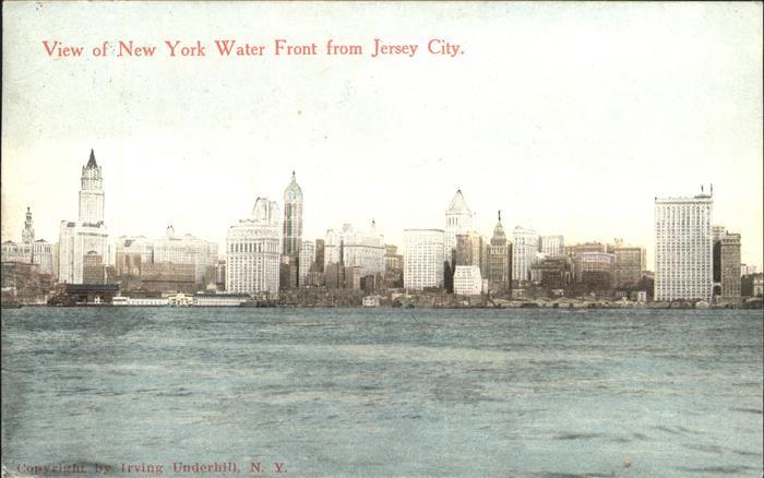 New York City View of Water Front from Jersey City