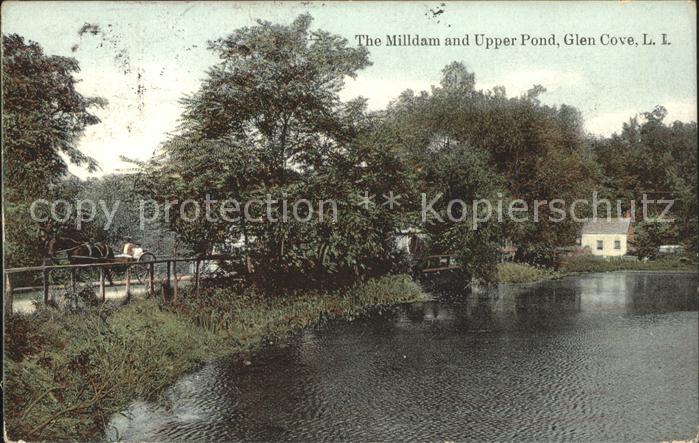 Glen Cove New York Milldam und Aupper Pond Long Island