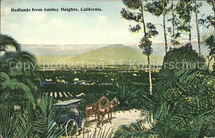 Redlands United States Panoramic view from Smiley Heights Pferdekutsche