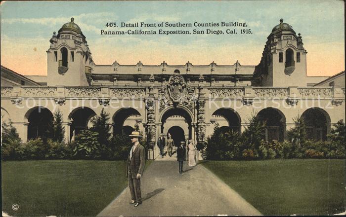 San Diego California Southern Counties Building Panama California Exposition 191