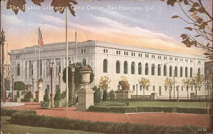San Francisco California Public Library Civic Center