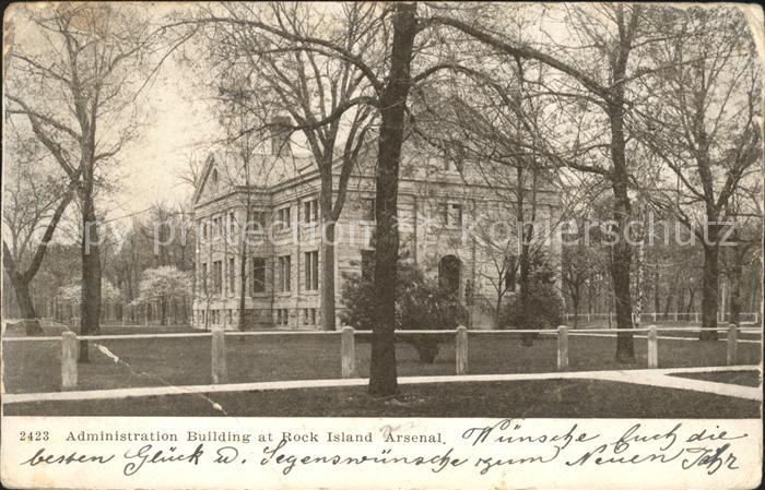 Rock Island Illinois Administration Building at Rock Island Arsenal