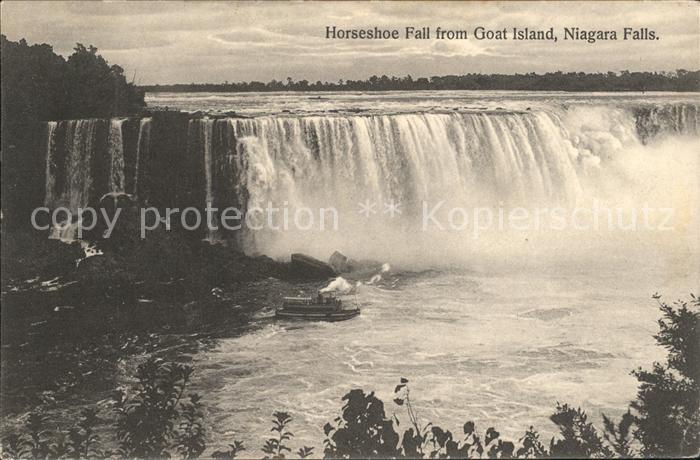 Niagara Falls New York Horseshoe Falls from Goat Island