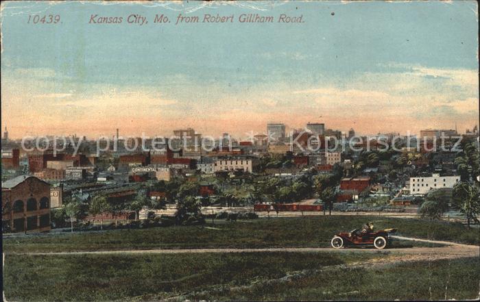 Kansas City Missouri View from Robert Gillham Road Automobile