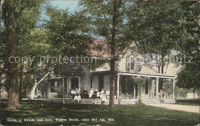 Bel Air United States Home of Edwin and John Wilkes Booth