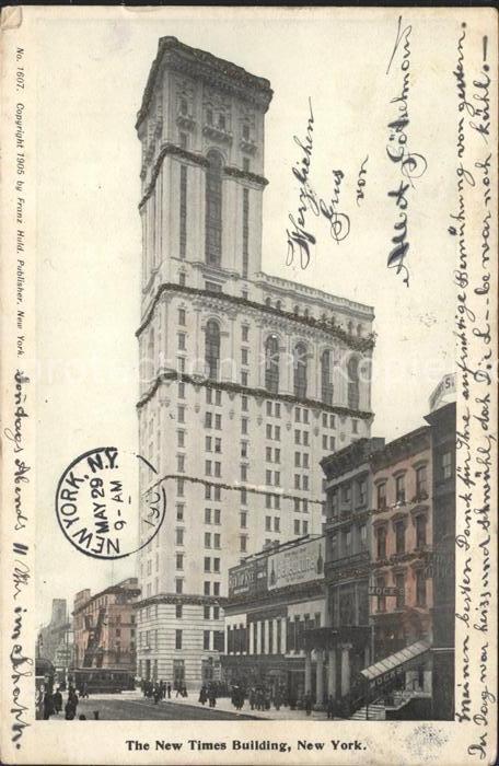 New York City New Times Building