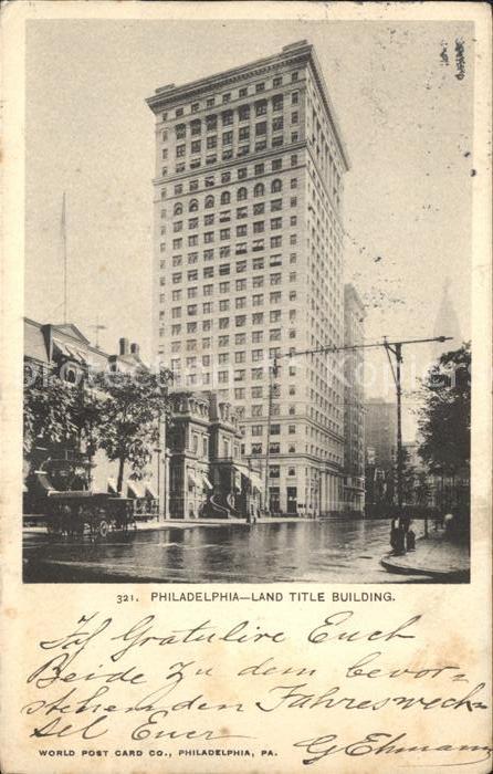 Philadelphia Pennsylvania Land Title Building