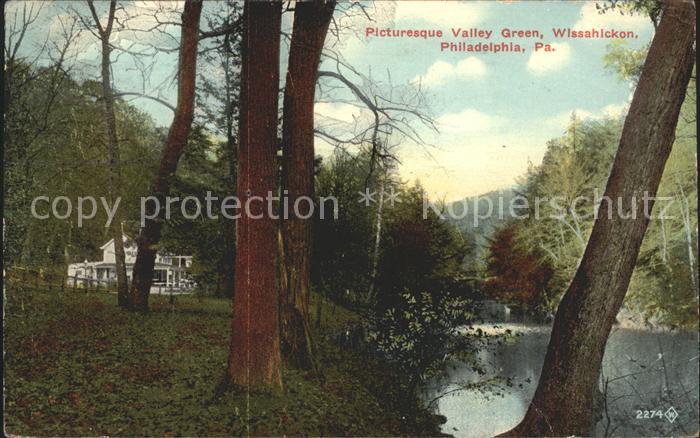 Philadelphia Pennsylvania Picturesque Valley Green Wissahickon