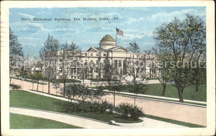 Des Moines Iowa State Historical Building