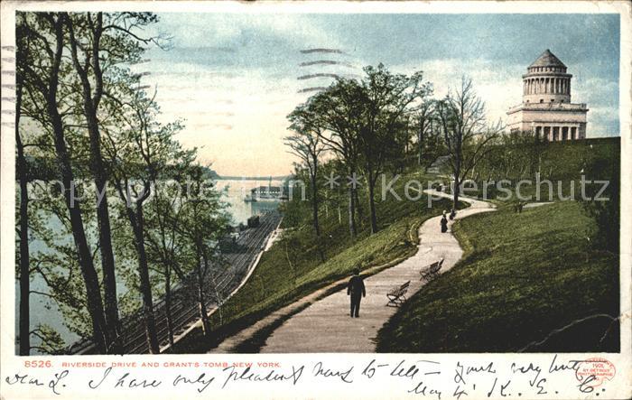 New York City Riverside Drive and Grant's Tomb General Grant National Monument