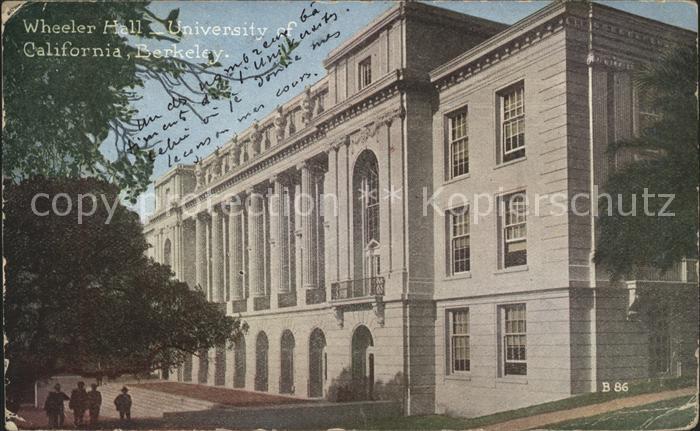 Berkeley California Wheeler Hall University