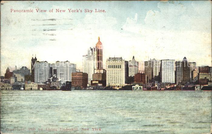 New York City Panoramic view of the Skyline