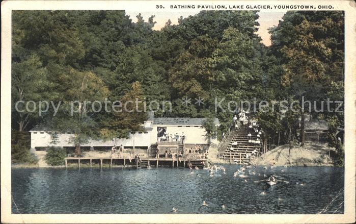 Youngstown Ohio Bathing Pavilion Lake Glacier