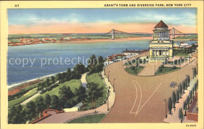 New York City Riverside Park Grant's Tomb General Grant National Monument