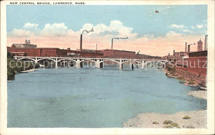 Lawrence Massachusetts New Central Bridge
