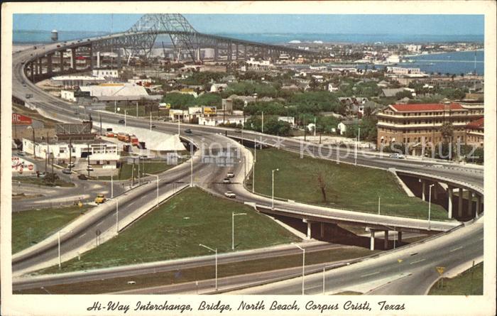 Corpus Christi Highway Interchange Bridge North Beach