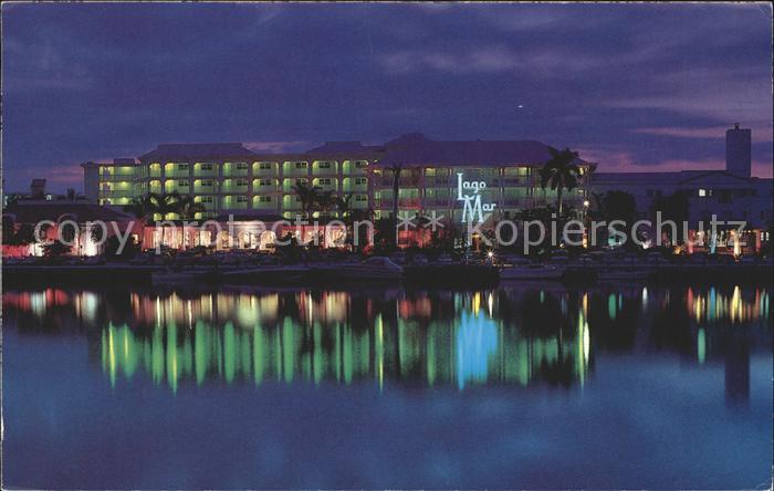 Fort Lauderdale Lago Mar Resort Hotel and Club Harbor Beach at night