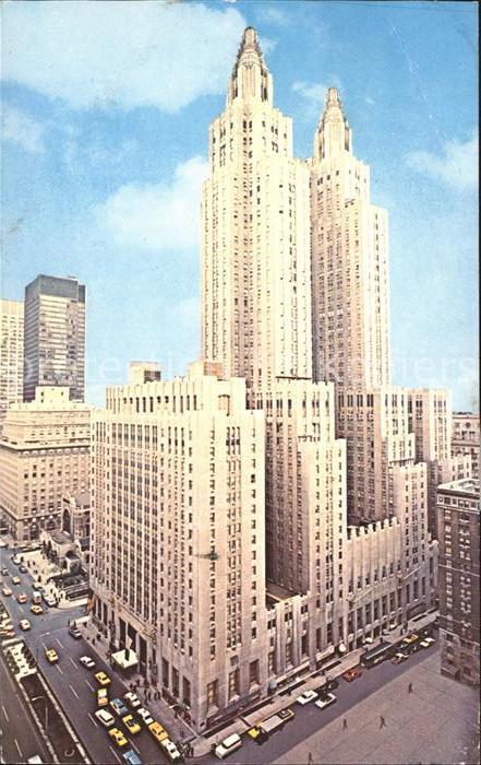 New York City Waldorf Astoria Hotel Skyscraper