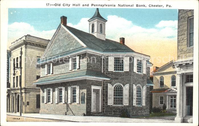Chester Pennsylvania Old City Hall and National Bank