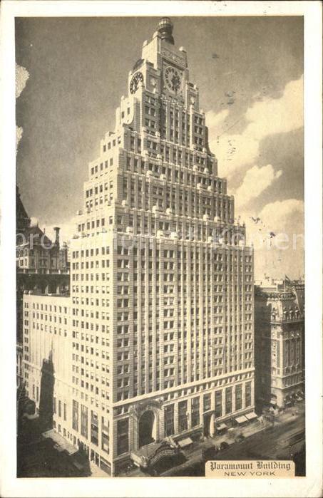 New York City Paramount Building Skyscraper