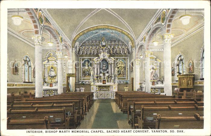 Yankton Interior of Bishop Marty Memorial Chapel Sacred Heart Convent