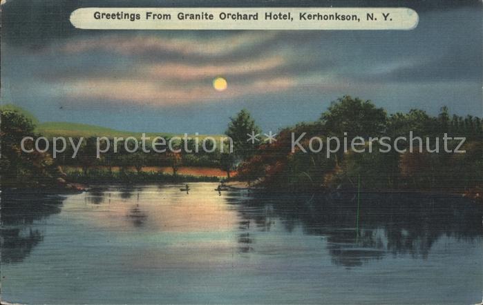 Kerhonkson Near Granite Orchard Hotel Lake Moonlight