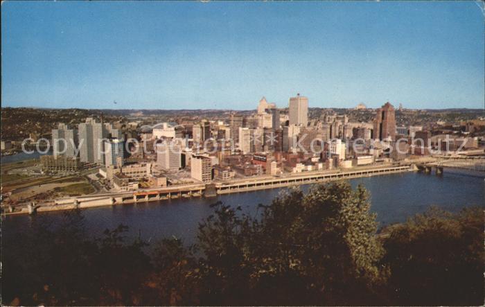 Pittsburgh View from Mount Washington Downtown Monongahela River