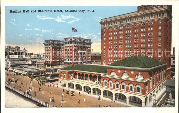 Atlantic City New Jersey Haddon Hall and Chalfonte Hotel