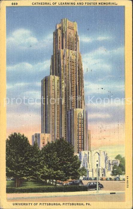 Pittsburgh Cathedral of Learning and Foster Memorial University