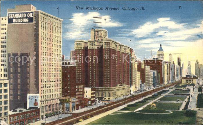 Chicago Illinois New Michigan Avenue Skyscraper