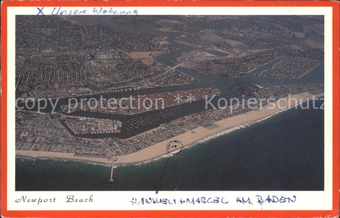 Newport Beach Aerial view