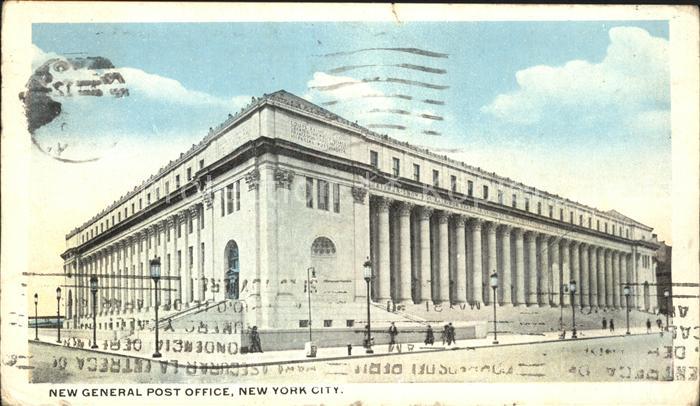 New York City New General Post Office