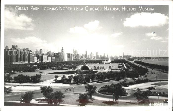 Chicago Illinois Grant Park view from Natural History Museum Skyline