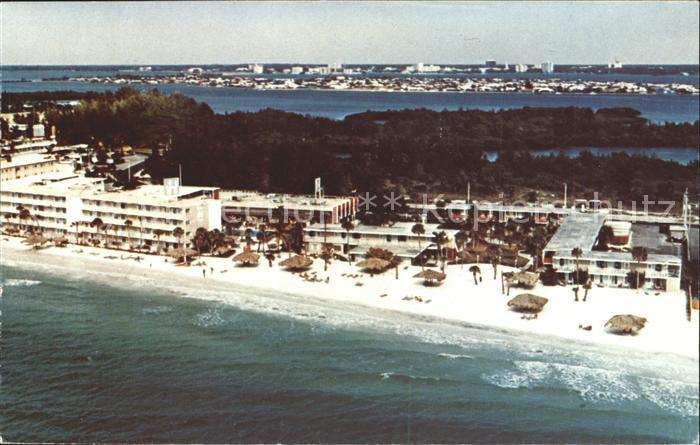 Sarasota Sheraton Hotel Beach aerial view