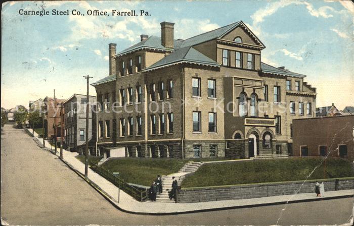 Farrell Pennsylvania Carnegie Steel Company Office