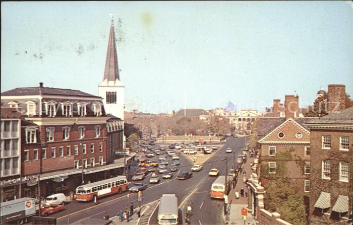 Cambridge Massachusetts Historic Harvard Square